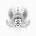 Buddha tattoo design idea
