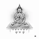 Buddha tattoo design idea
