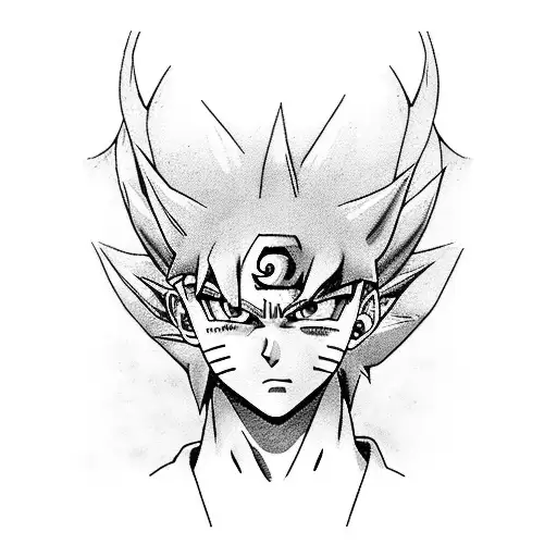 One Pierce, Bleach, Naruto, Dragon ball tattoo design idea