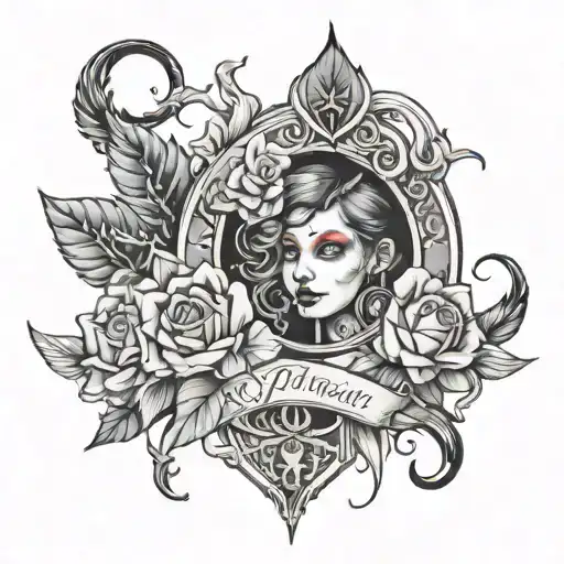 past present future tattoo design idea
