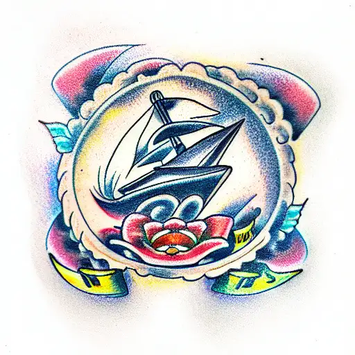 Dice tattoo design idea