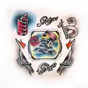 Dice tattoo design idea