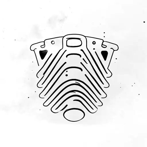 A waffle iron with steam rising from it tattoo design idea