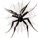 spider tattoo design idea