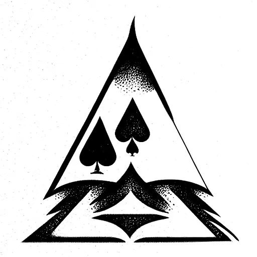 Ace of Spades tattoo design idea