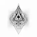 Ace of Spades tattoo design idea