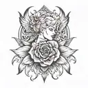 p!nk tattoo design idea