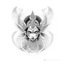 kali goddess tattoo design idea