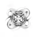 double infinity symbol ( tattoo design idea