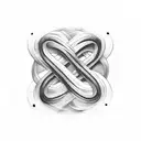 double infinity symbol ( tattoo design idea