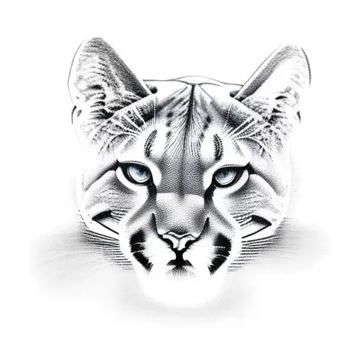 puma tattoo design idea