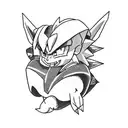 Incorporate elements from Sailor Moon, Dragon Ball Z, and Pokemon into a dynamic sleeve tattoo that tells a story of a hero's journey tattoo design idea
