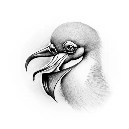 dodo bird tattoo design idea