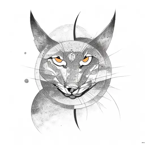 lunar eclipse  tattoo design idea