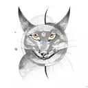 lunar eclipse  tattoo design idea