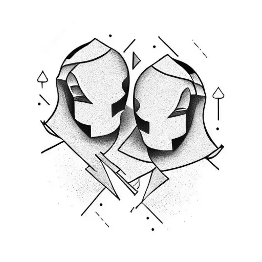 matching couple tatoo tattoo design idea