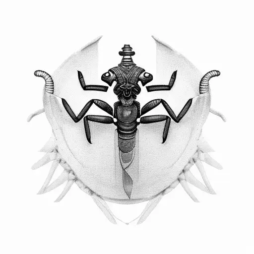 egipt gods women reality scorpion worrior  tattoo design idea