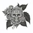 hermetism tattoo design idea