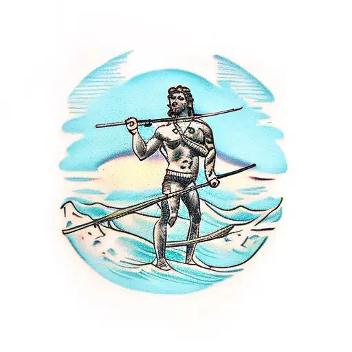 saint Sebastian  tattoo design idea