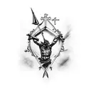 saint Sebastian  tattoo design idea