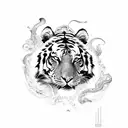 puli for tiger  tattoo design idea