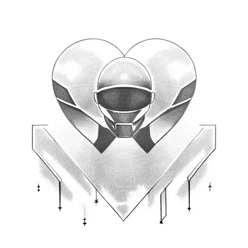 Daft Punk Infinity tattoo design idea