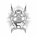 Daft Punk Infinity tattoo design idea