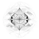 time space bending tattoo design idea