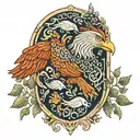 Finnish folk lore Kalevala tattoo design idea