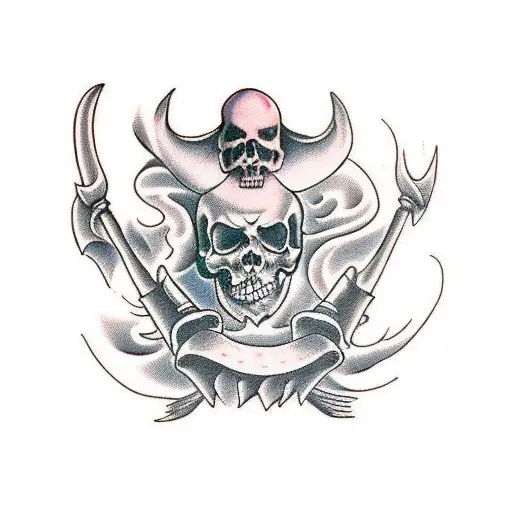 Grim Reaper tattoo design idea