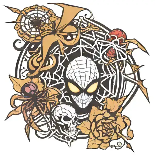 phantom troupe spider tattoo tattoo design idea