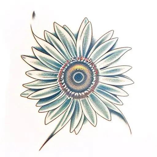 Gerber Daisy tattoo design idea