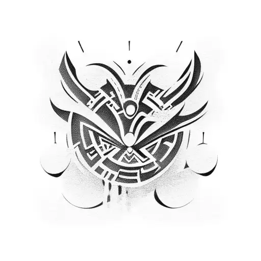 HUSTLE tattoo design idea