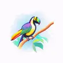 a toucan tattoo design idea