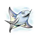 manta ray tattoo design idea