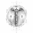 Esmé in ogham script tattoo design idea