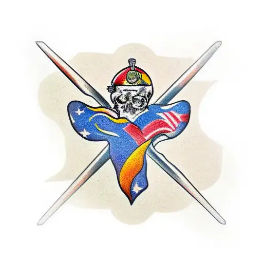 Flower Pepsi truck military tootsie roll  tattoo design idea