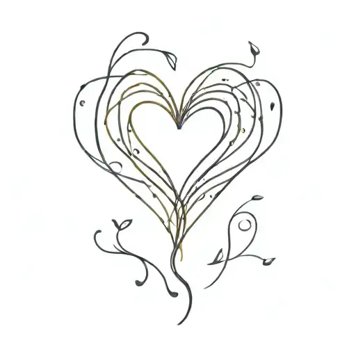 heart which always fell short of love tattoo design idea