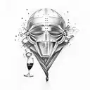 R. Madhavan is drinking wine. tattoo design idea