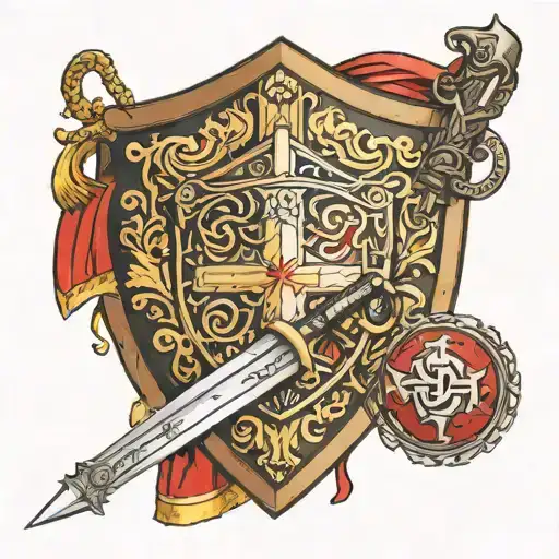 Belt of truth Breastplate of righteousness Shoes of the gospel of peace Shield of faith Helmet of salvation Sword of the tattoo design idea