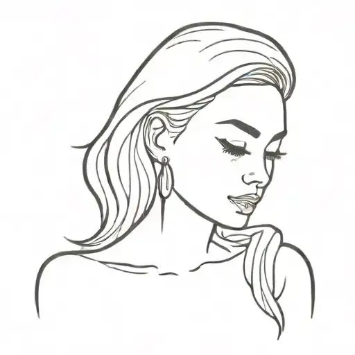 little rib tattoo female tattoo design idea