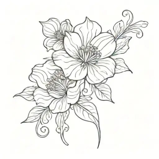 the word buttercup in red pretty cursive  tattoo design idea