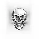 skull bracelet tattoo design idea