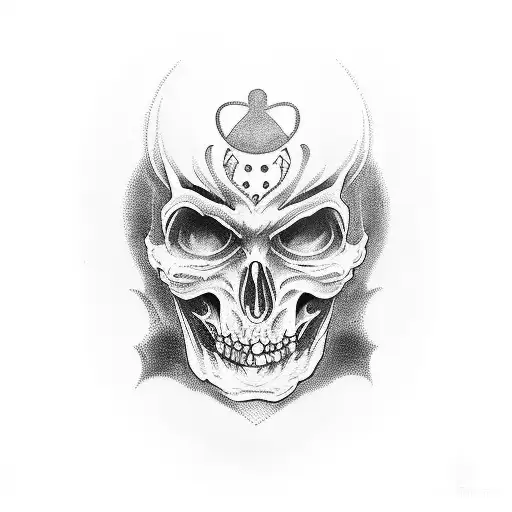 Dracula tattoo design idea