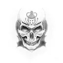 Dracula tattoo design idea