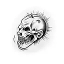 Dracula tattoo design idea