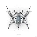 manta ray tattoo design idea