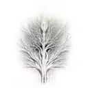  rocket giger tree tattoo design idea