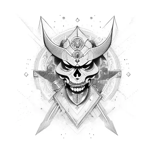 warrior overthinker tattoo design idea