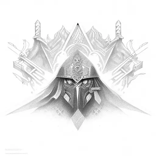 warrior overthinker tattoo design idea